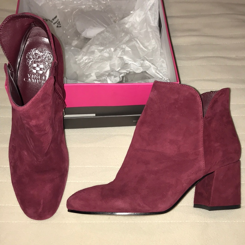 Vince Camuto suede bootie